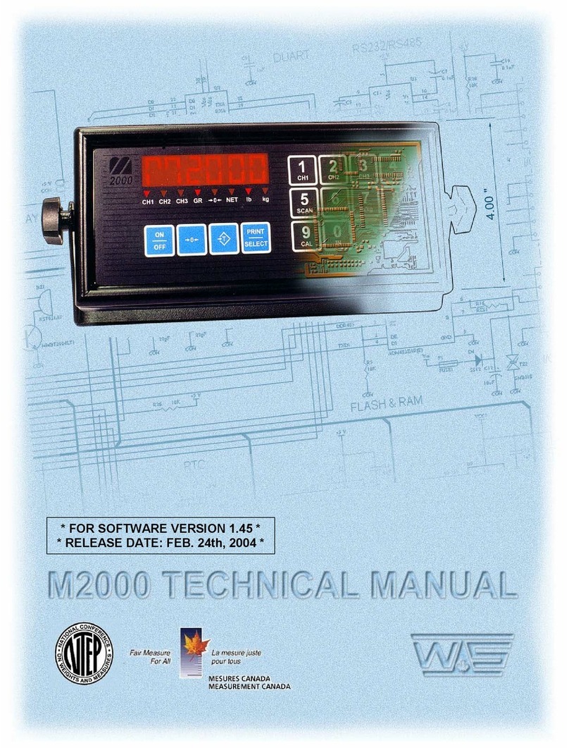 Western Scale M2000 Technical manual