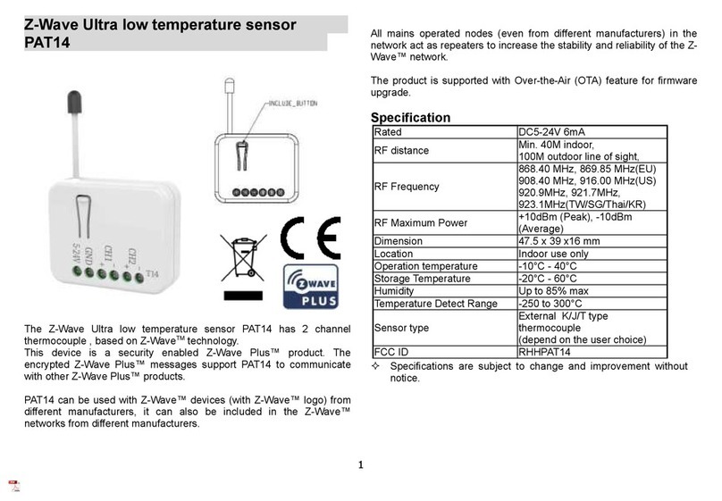 Philio PAT14 quick start guide