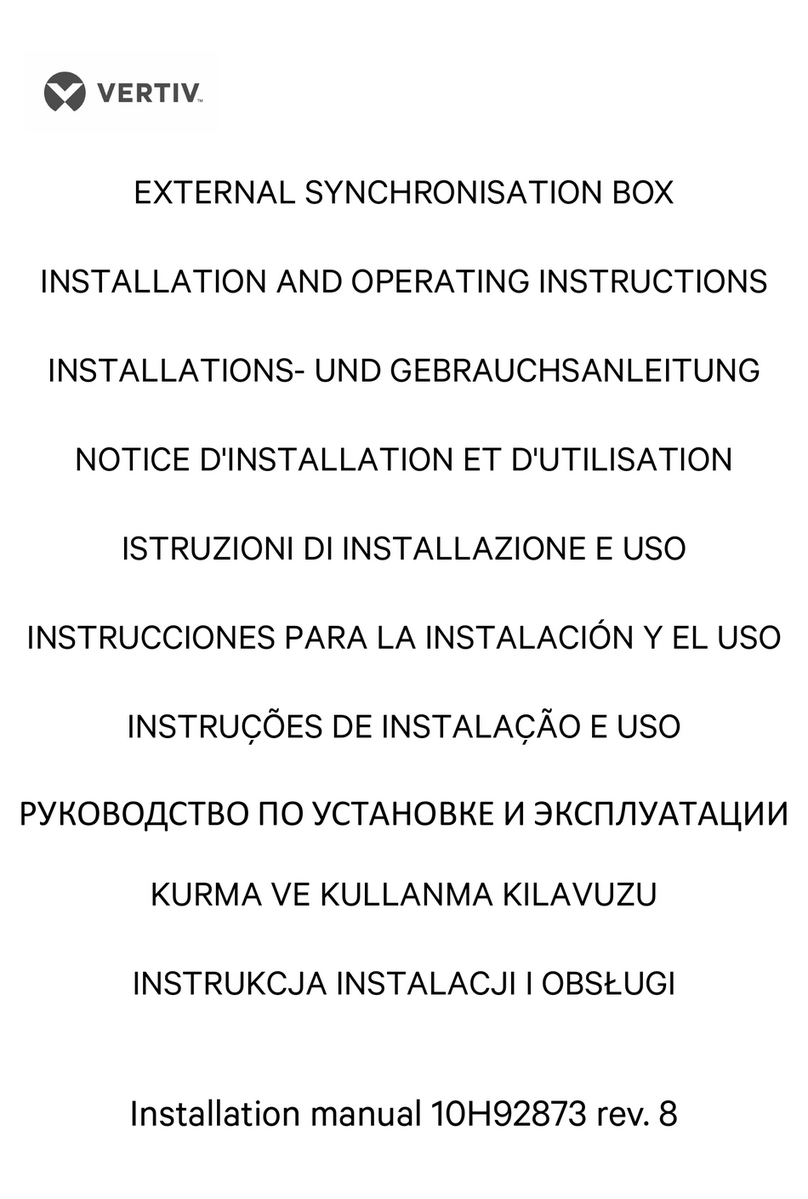 Vertiv 10H92873 User manual