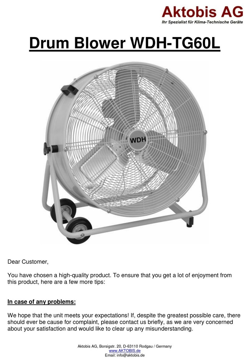 Aktobis WDH-TG60L operating manual