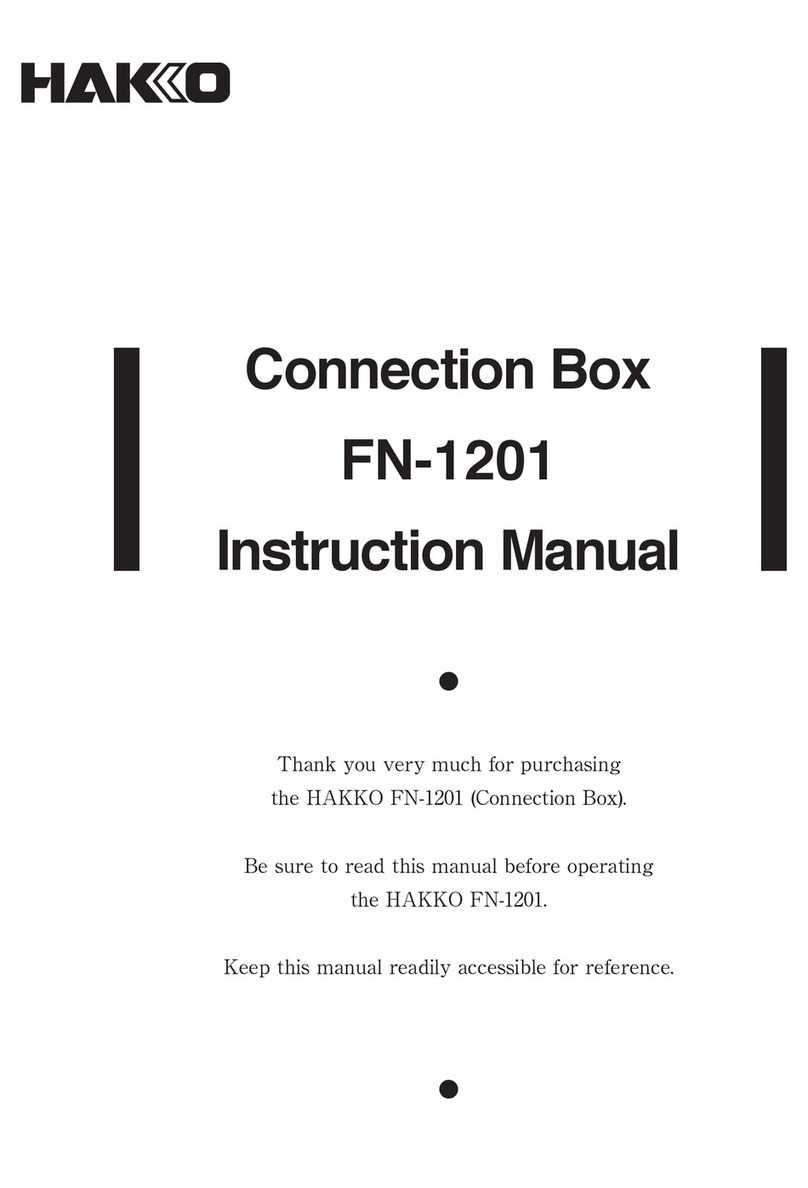 Hakko Electronics FN-1201 instruction manual
