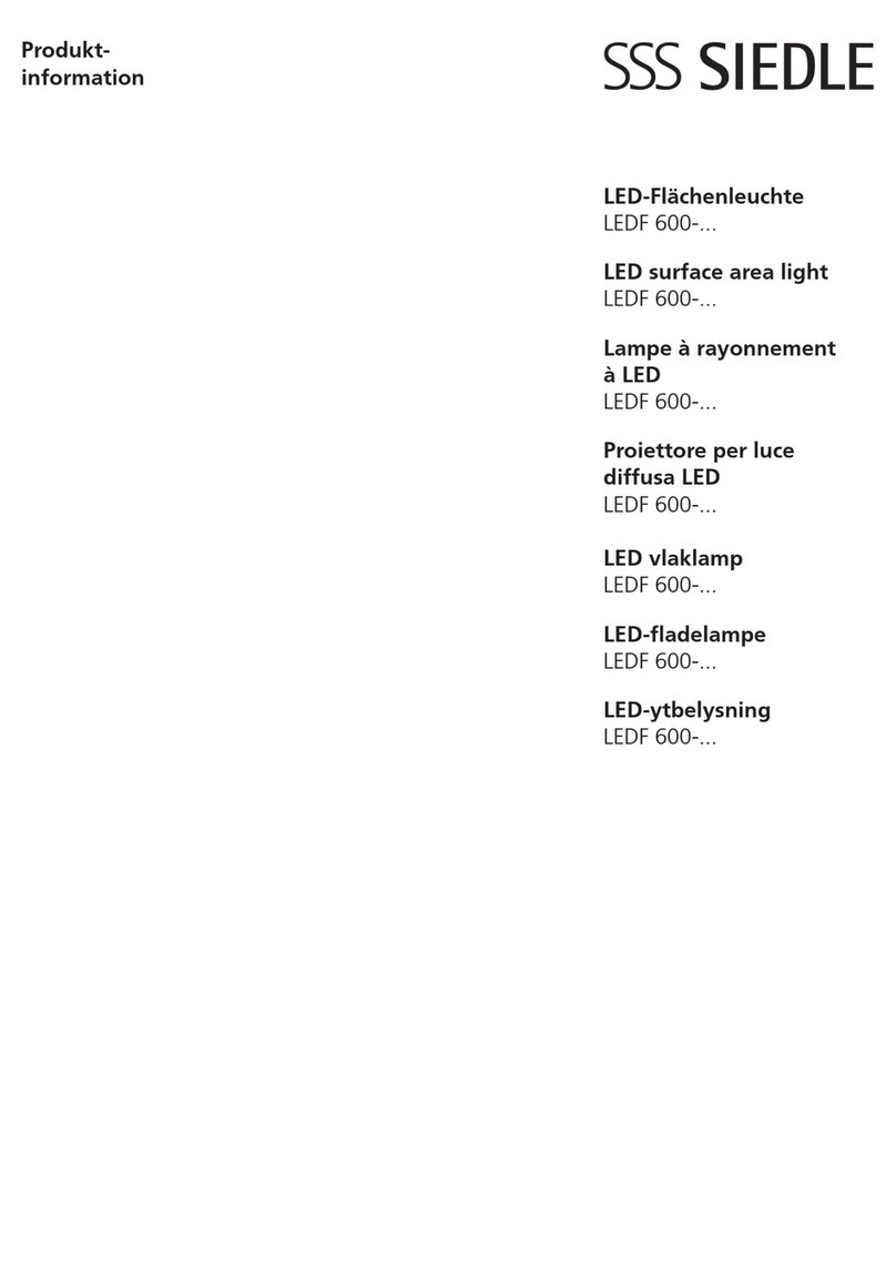 SSS Siedle LEDF 600 Series User manual