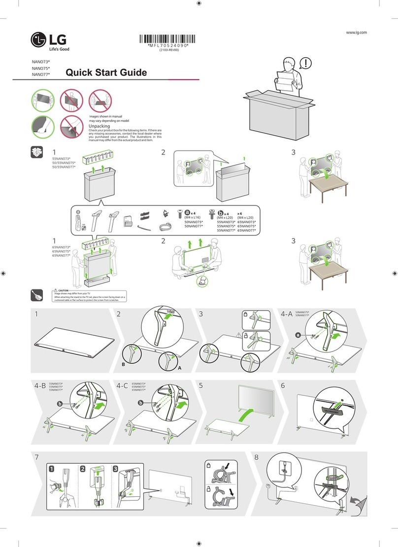LG NANO77 Series quick start guide
