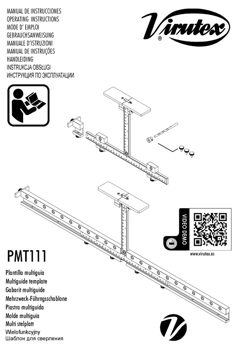 Virutex PMT111 operating instructions Virutex PMT111 operating instructions