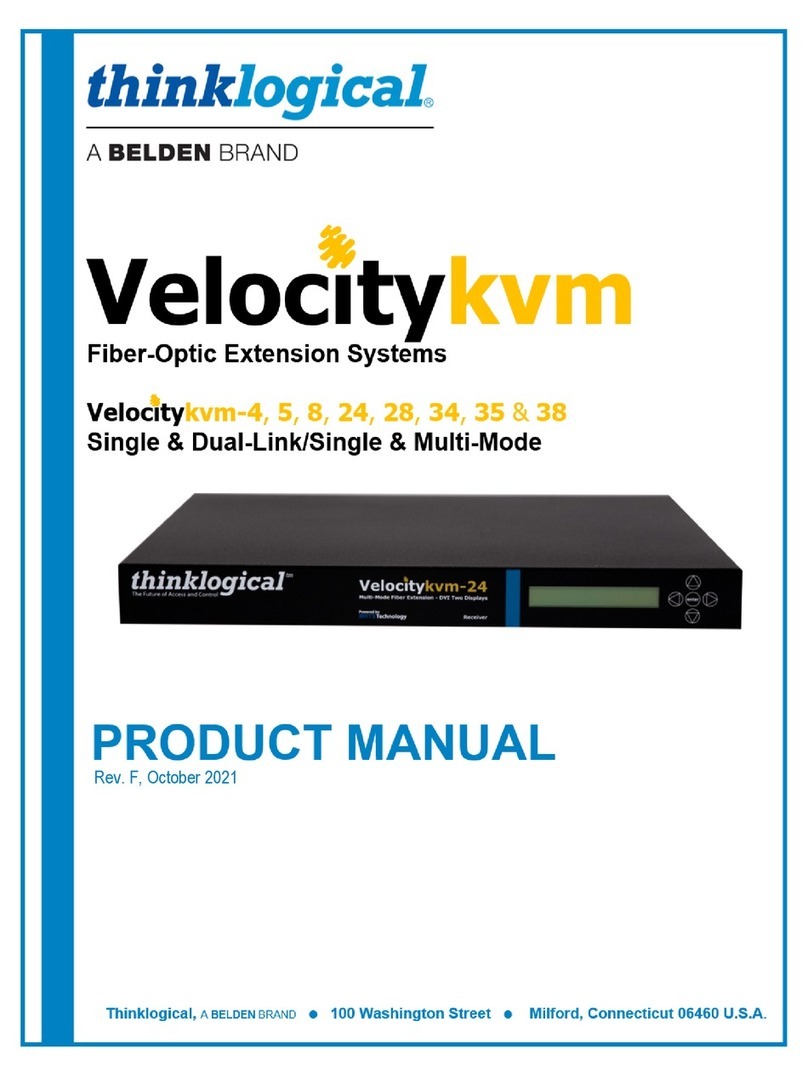 Belden thinklogical Velocitykvm-4 User manual