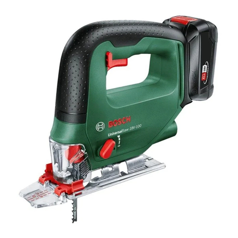 Bosch UniversalSaw 18V-100 User manual