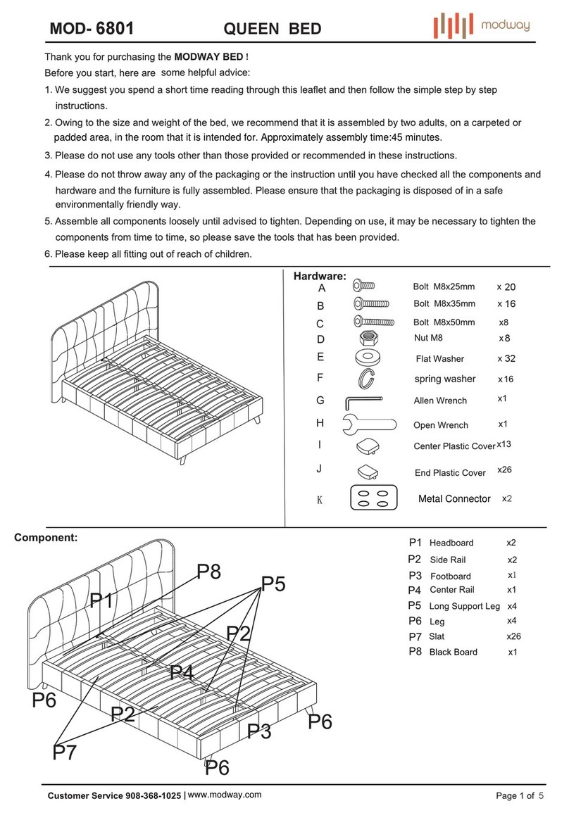 modway MOD-6801 User manual modway MOD-6801 User manual