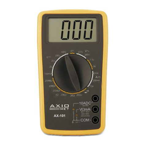 Axio MET AX-101 User manual