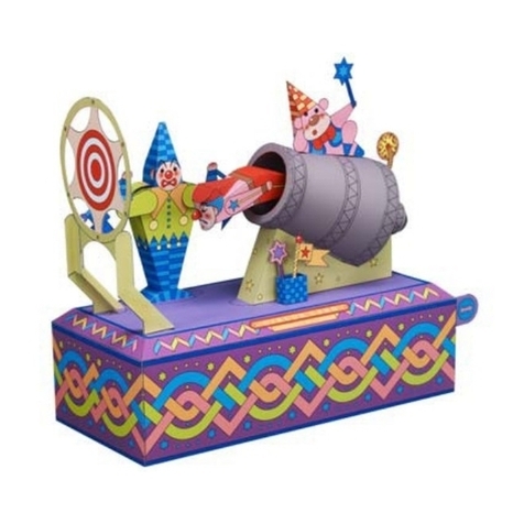 Canon CREATIVE PARK (Moving) Clowns out of a... Assembly instructions
