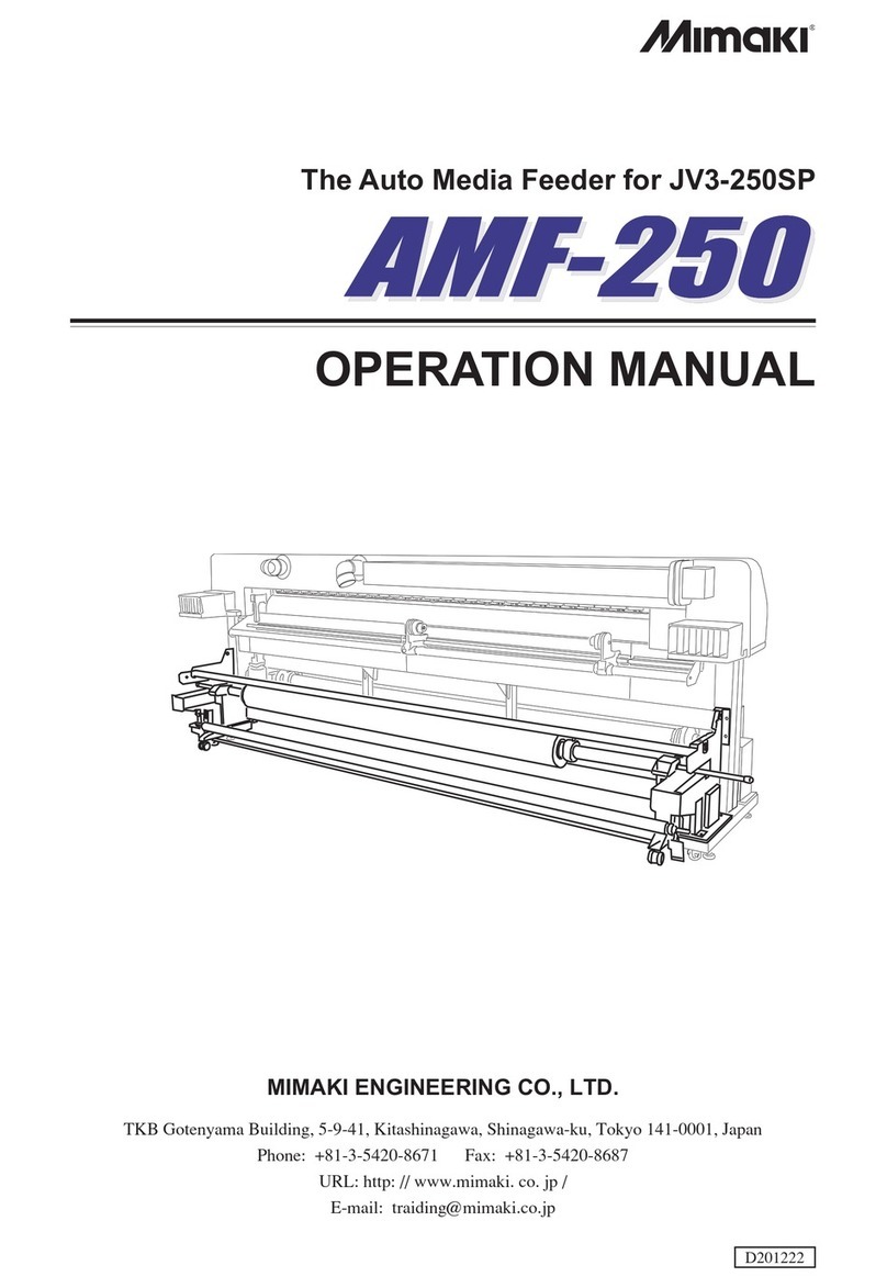 MIMAKI AMF-250 Operation manual