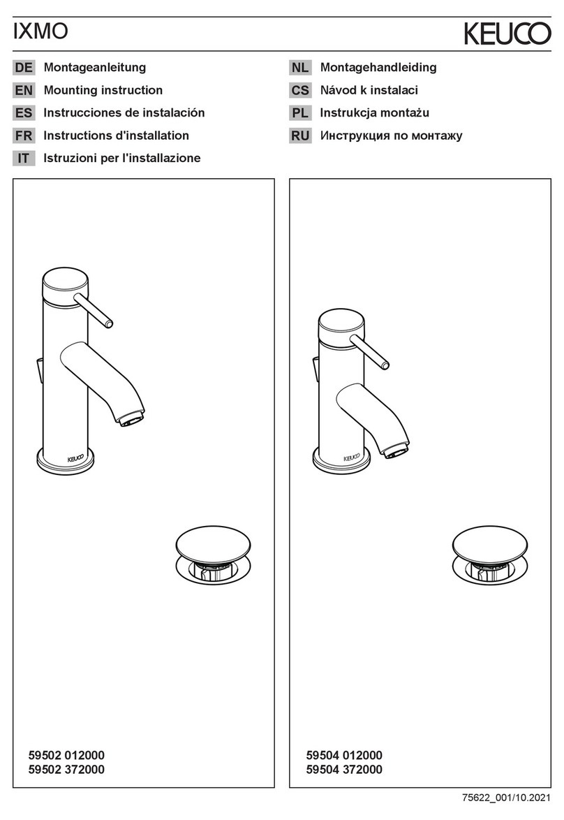 KEUCO IXMO 59502 012000 Mounting instruction