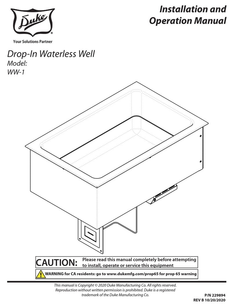 Duke WW-1 Installation and operation manual