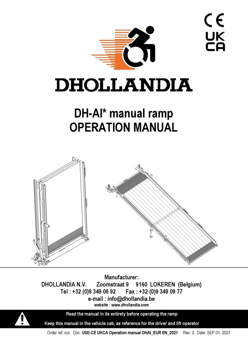Dhollandia DH-AI Series Operation manual Dhollandia DH-AI Series Operation manual
