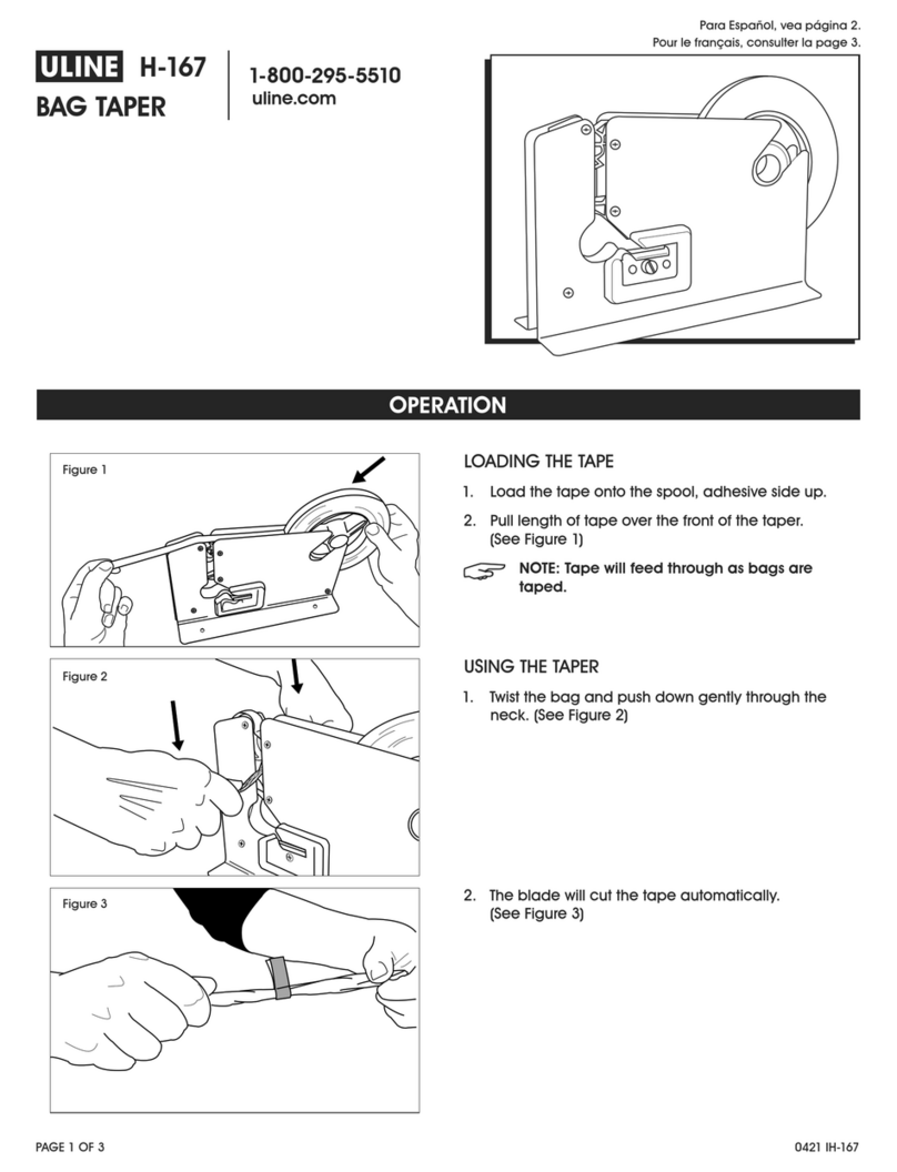 U-Line H-167 quick start guide