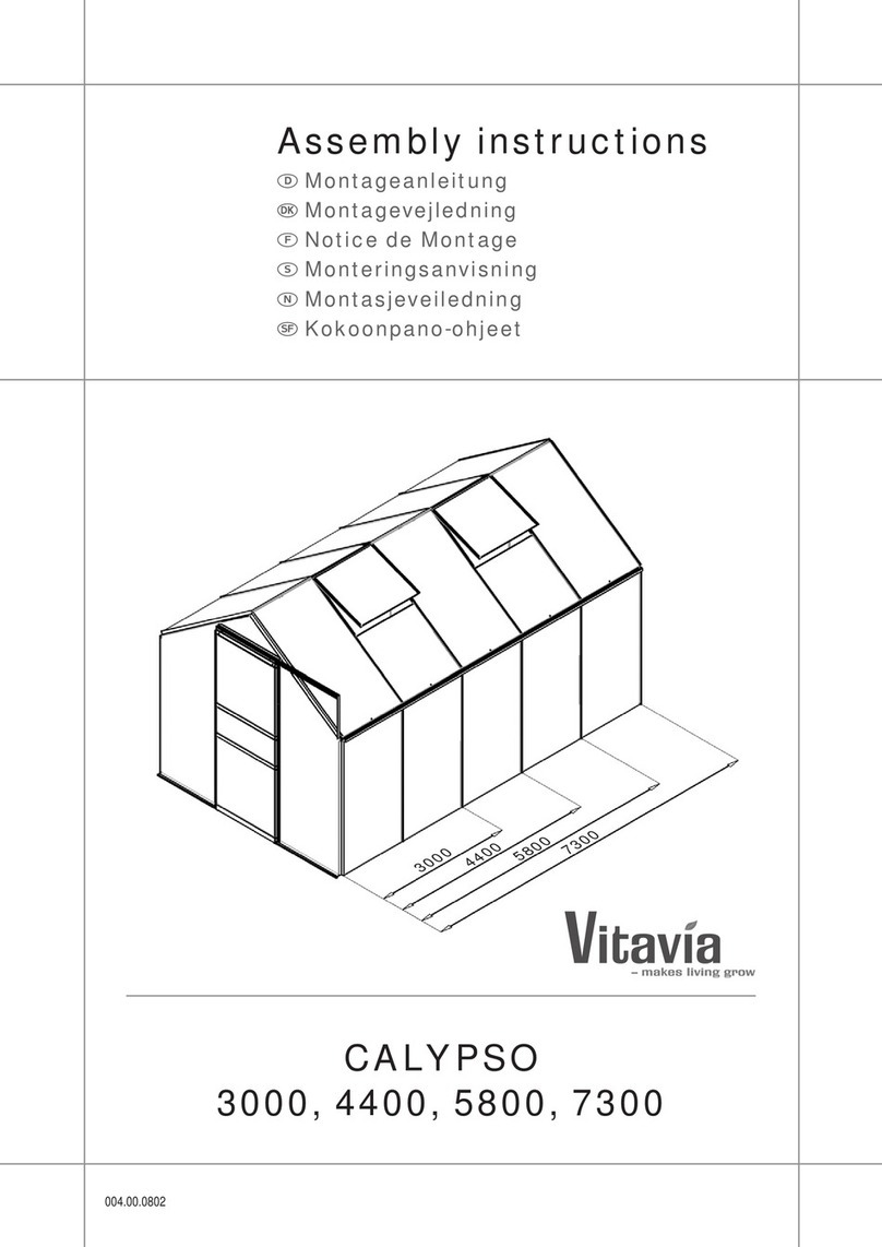 Vitavia Calypso 3000 Assembly instructions Vitavia Calypso 3000 Assembly instructions