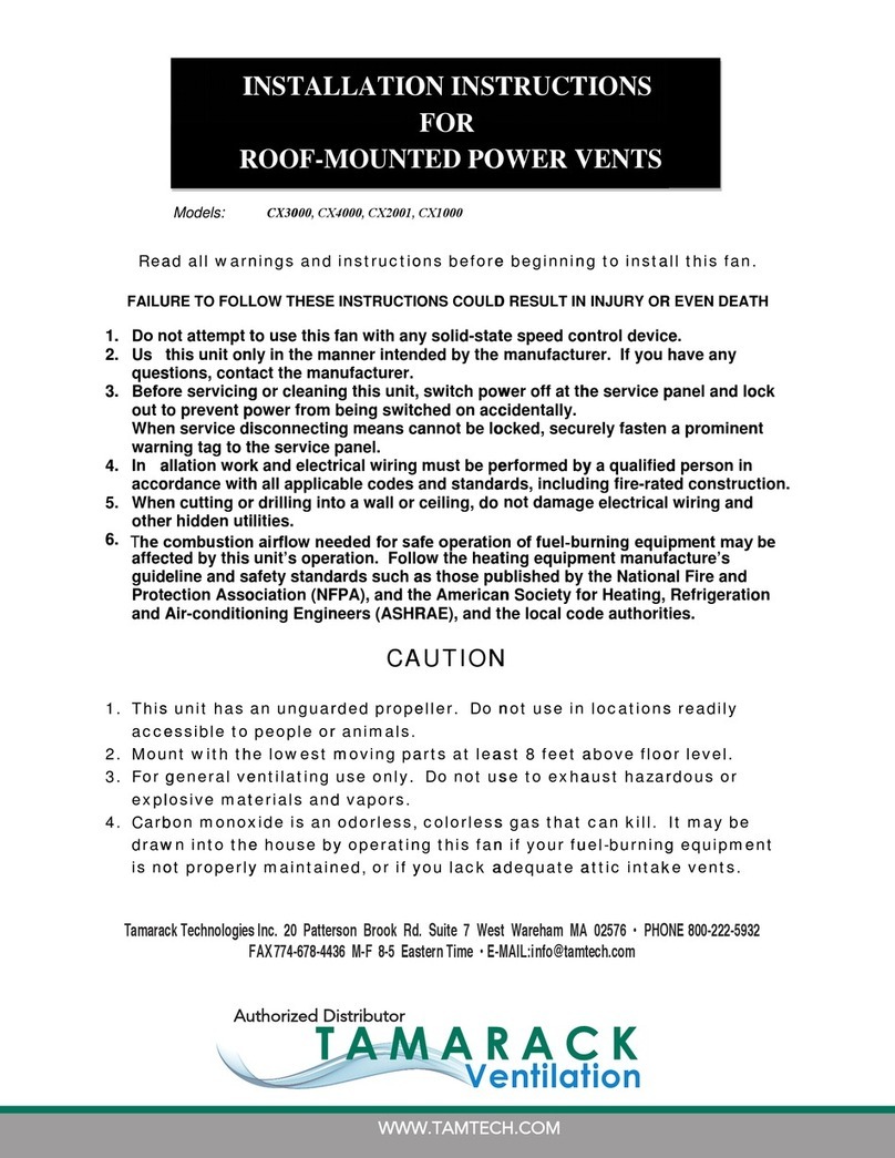 Tamarack Technologies CX3000 User manual