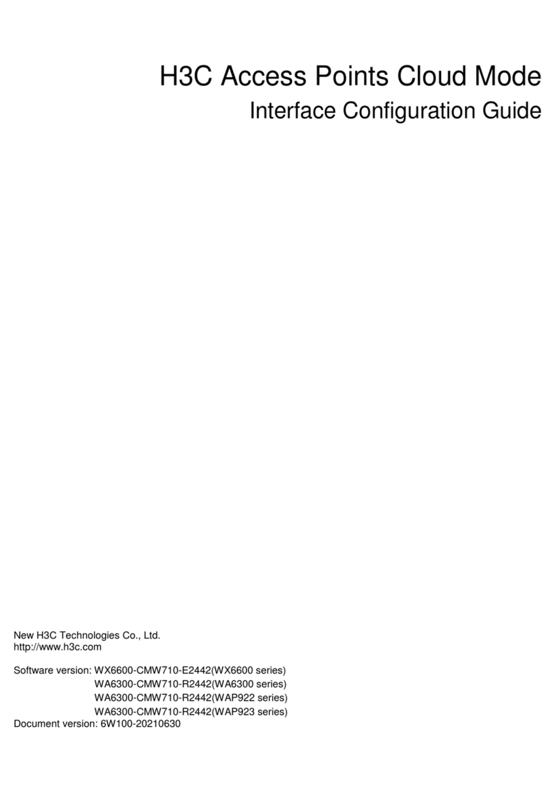 H3C WX6600 Series User manual