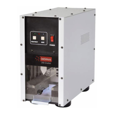 Intimus 240 Crusher operating instructions