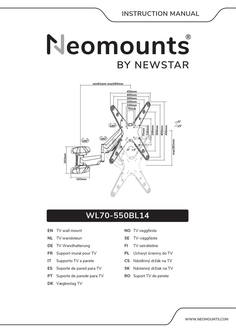 New Star Neomounts WL70-550BL14 User manual