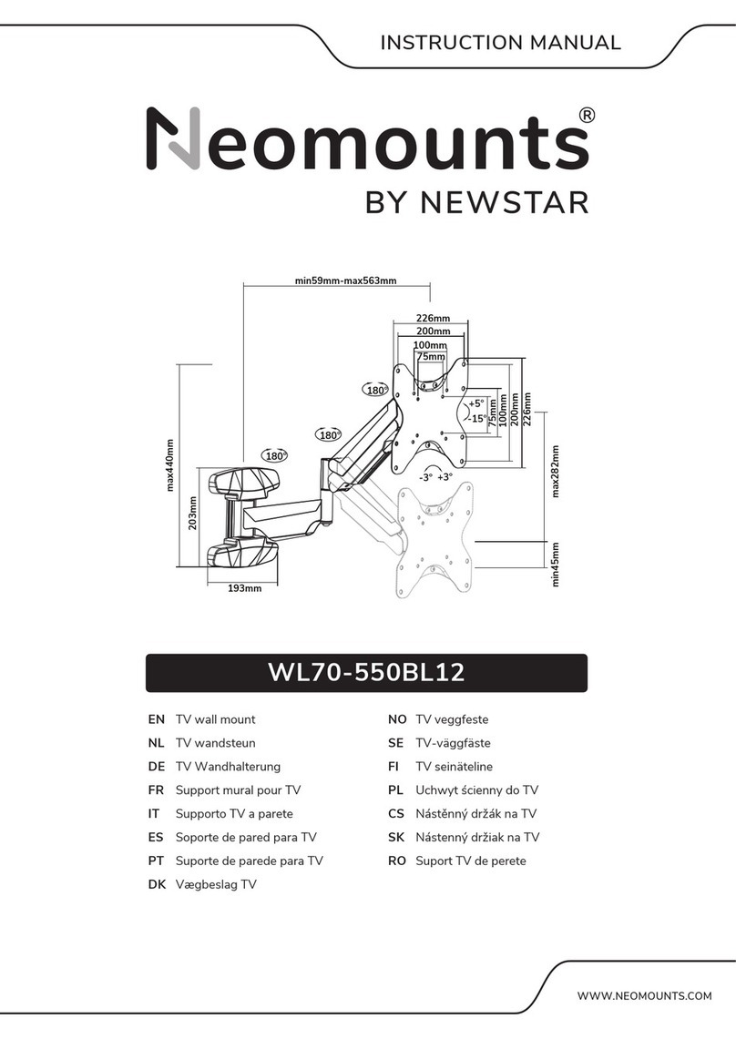 New Star Neomounts WL70-550BL12 User manual New Star Neomounts WL70-550BL12 User manual