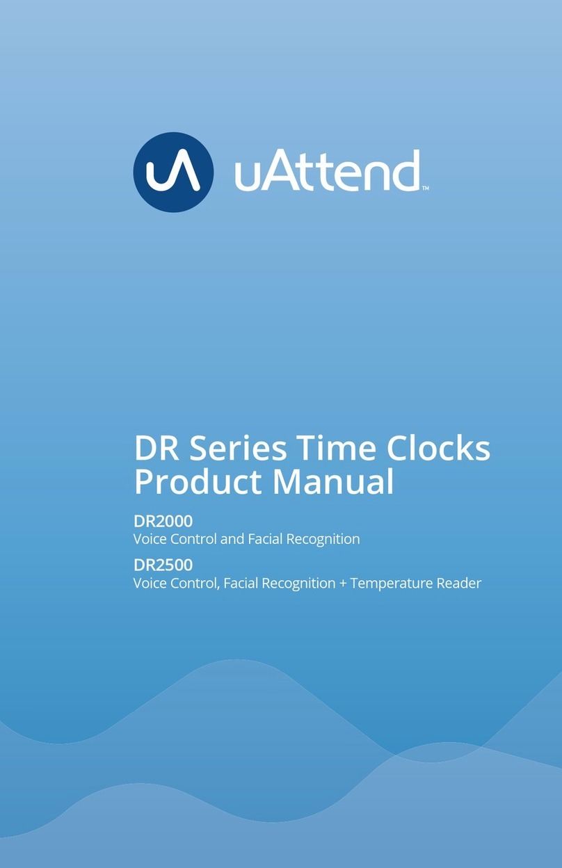 uAttend DR Series product manual