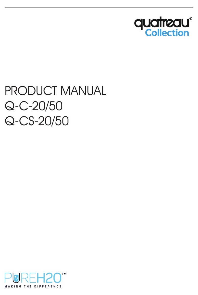 Pure H2O quatreau Series User manual