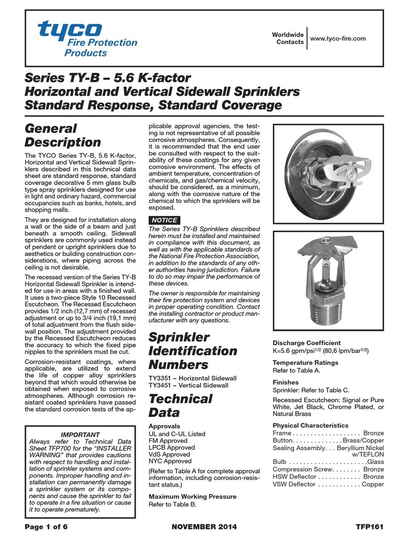 Tyco TY-B Series manual