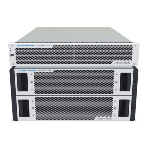 R&S SpycerNode 2U12 user manual