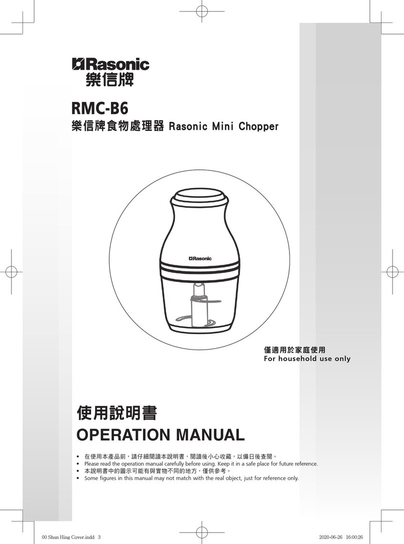 Rasonic RMC-B6 User manual