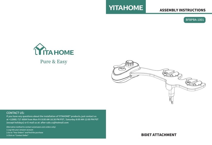 YitaHome BFBPBA-1001 Assembly instructions
