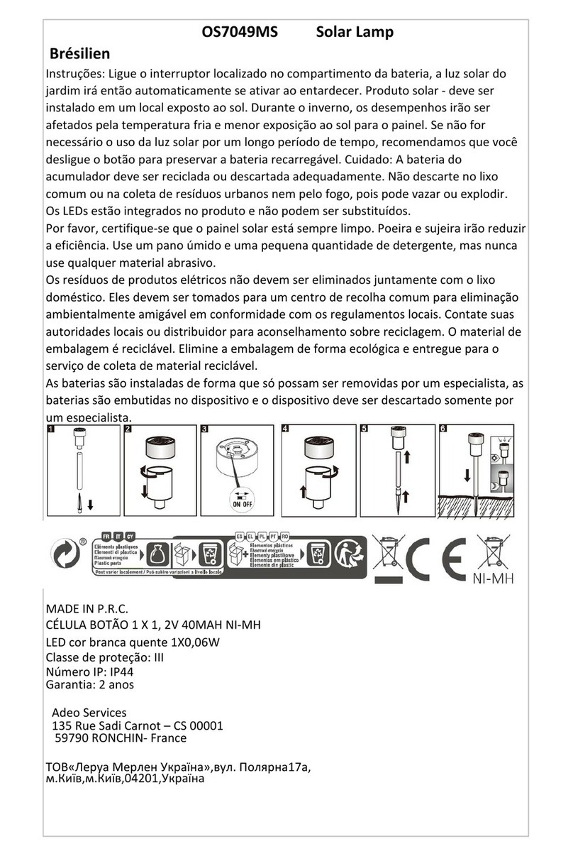 ADEO Services OS7049MS quick start guide
