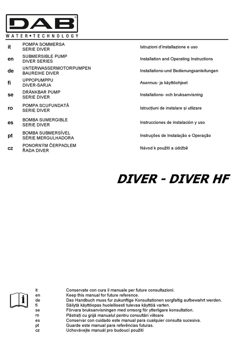 DAB Diver 75M User manual