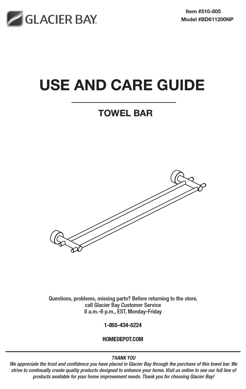 Glacier bay BD611200NP Use and care guide