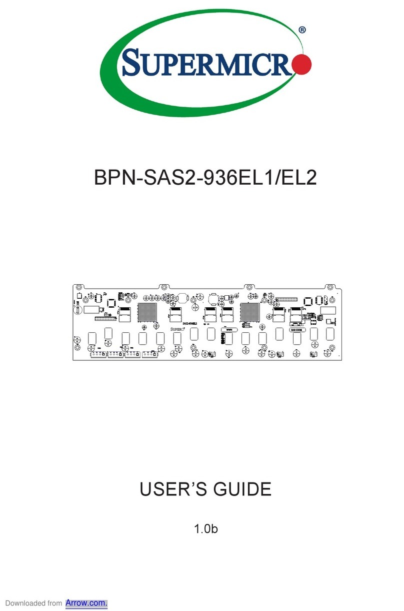 Supermicro BPN-SAS2-936EL Series User manual