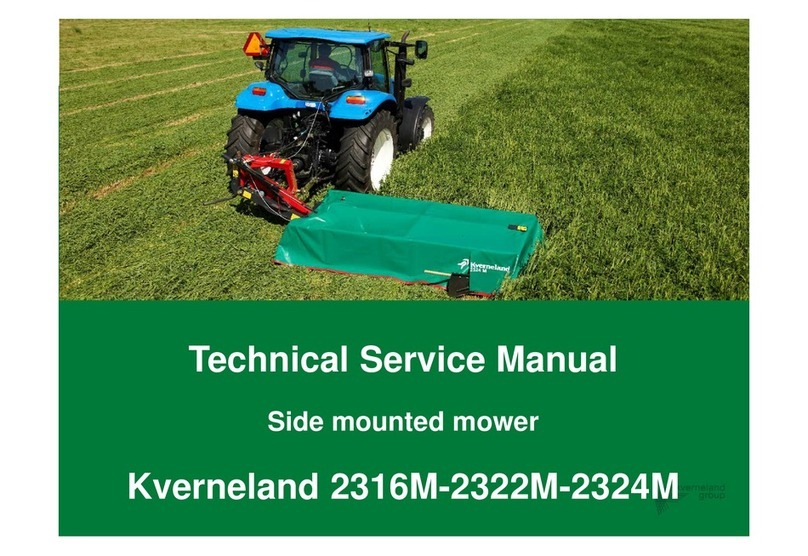 Kverneland 2316M Technical & service manual