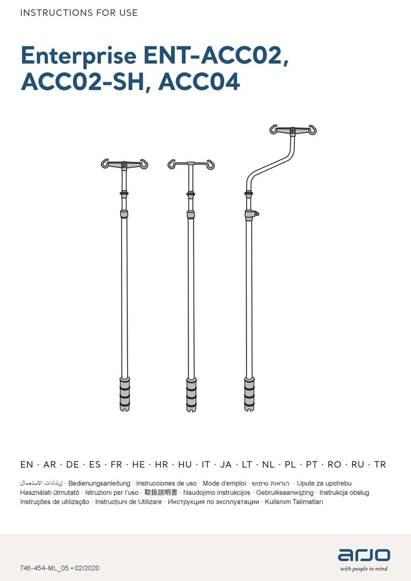Arjo Enterprise ENT-ACC02 Instructions for use
