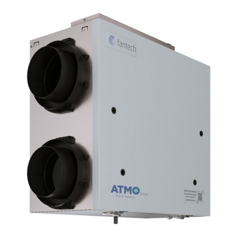 Fantech ATMO Series Installation and operation manual Fantech ATMO Series Installation and operation manual