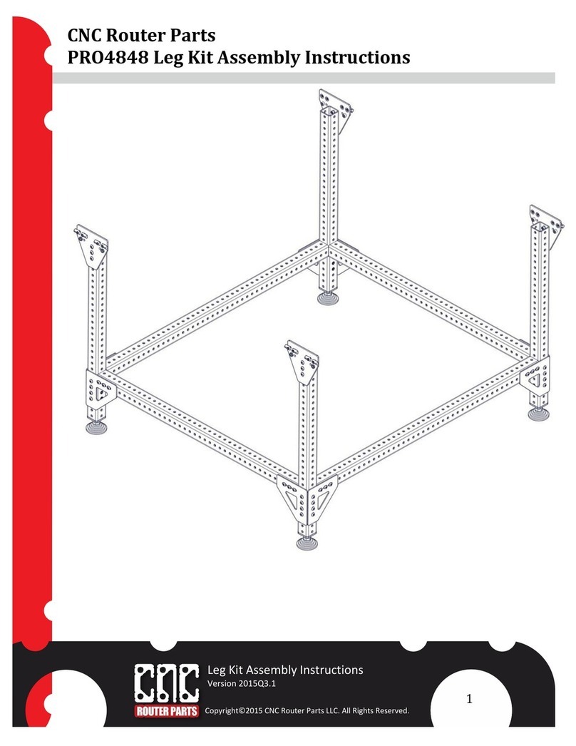 CNC Router Parts PRO4848 User manual