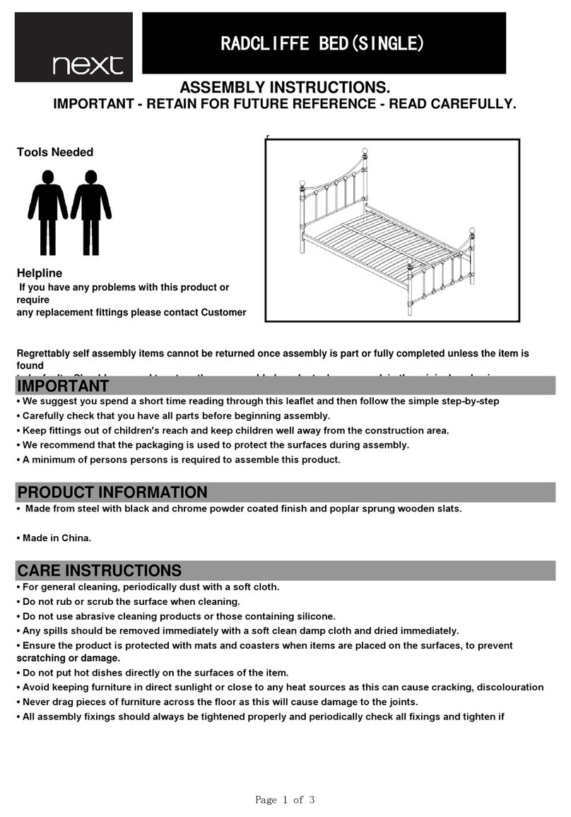 Next RADCLIFFE Assembly instructions Next RADCLIFFE Assembly instructions