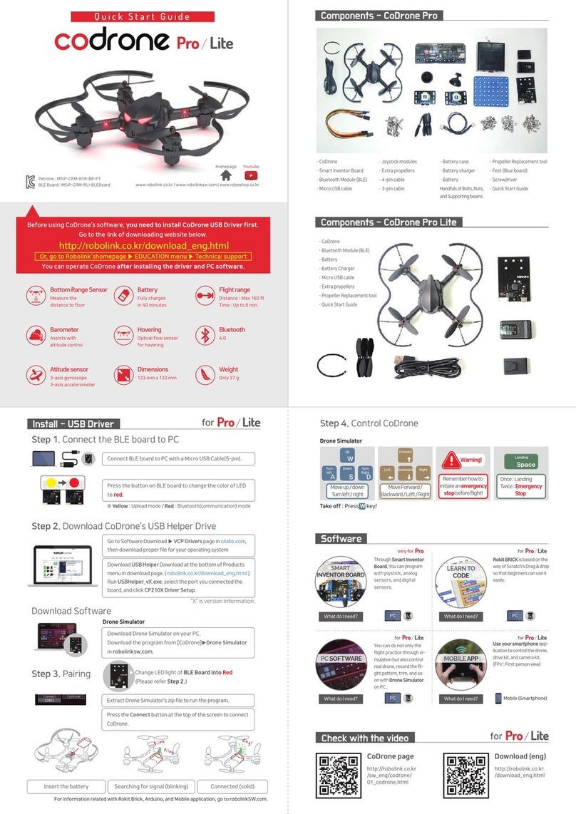 Robolink CoDrone Pro User manual