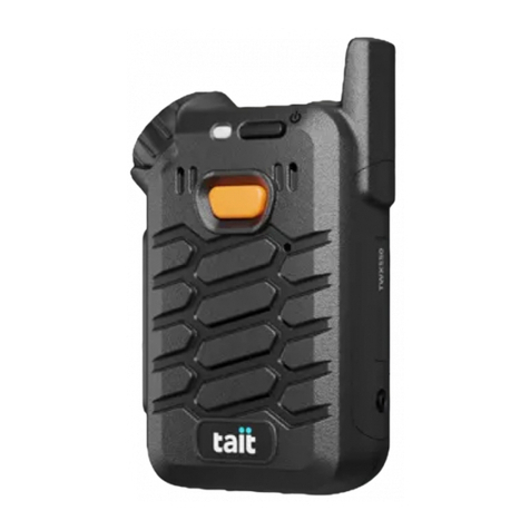 Tait TWX500 quick start guide