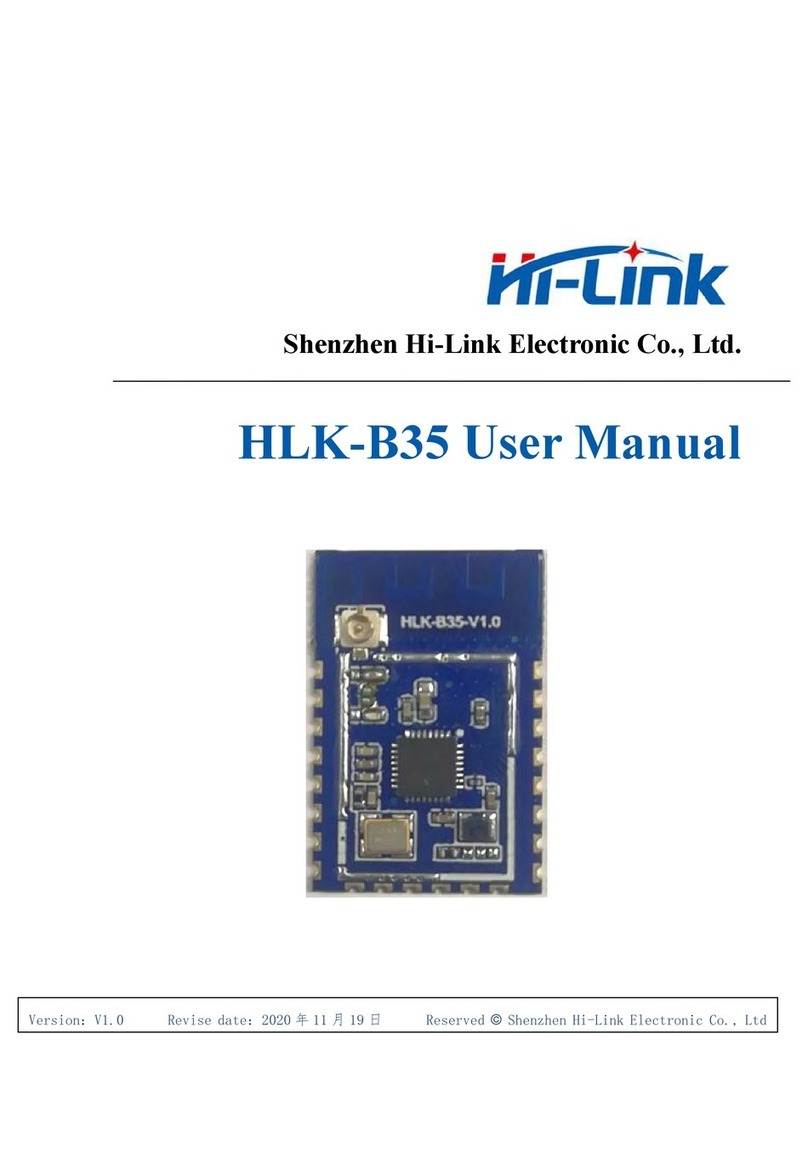 Hi-Link HLK-B35 User manual
