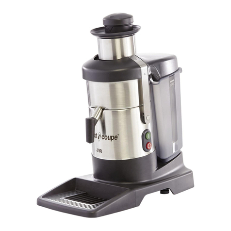 Robot Coupe J 80 User manual