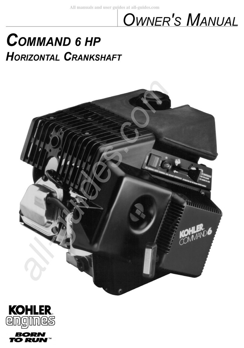 Kohler Command 6 HP owner's manual