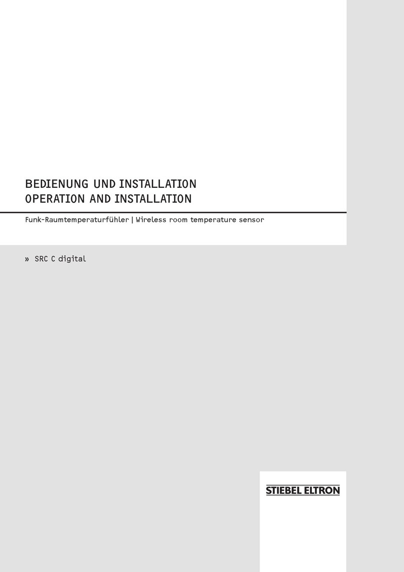STIEBEL ELTRON SRC C digital Operation and installation manual