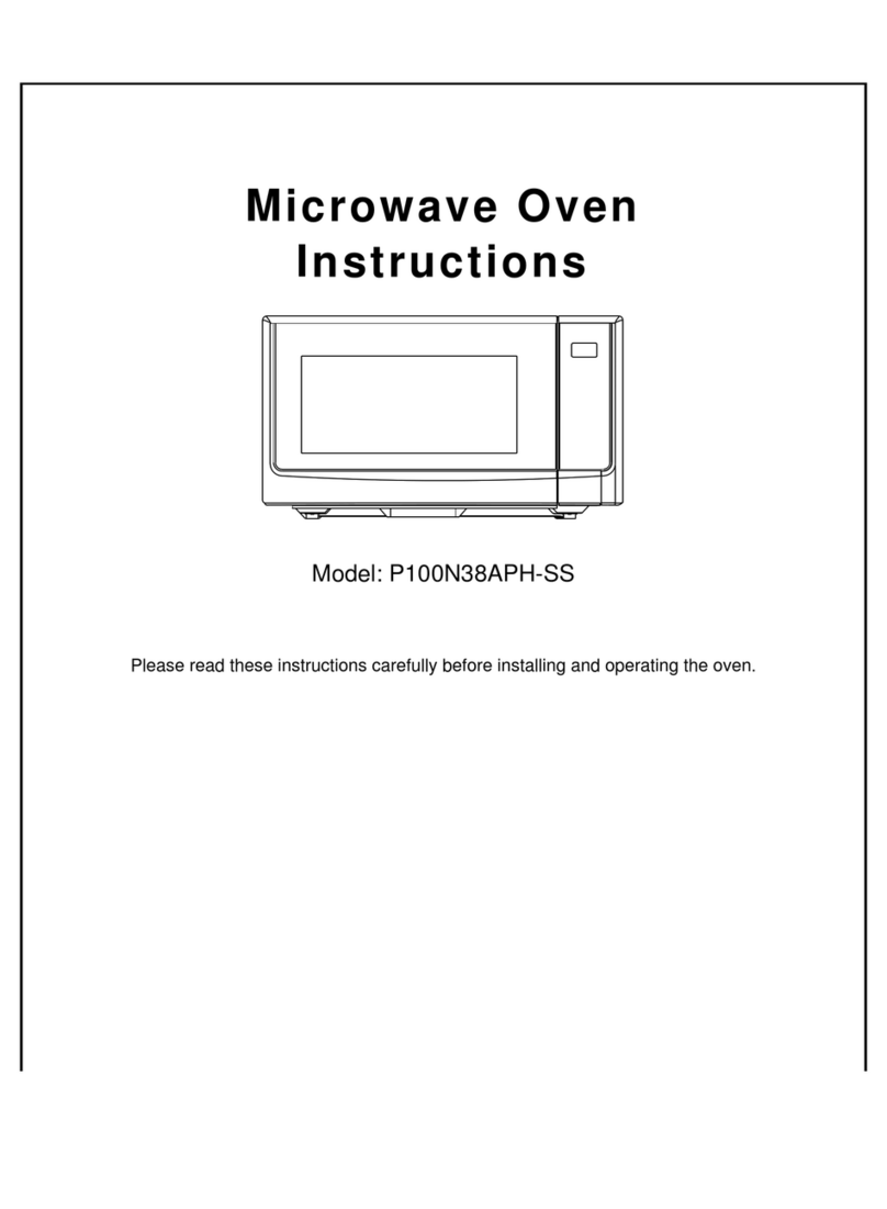 Galanz P100N38APH-SS User manual