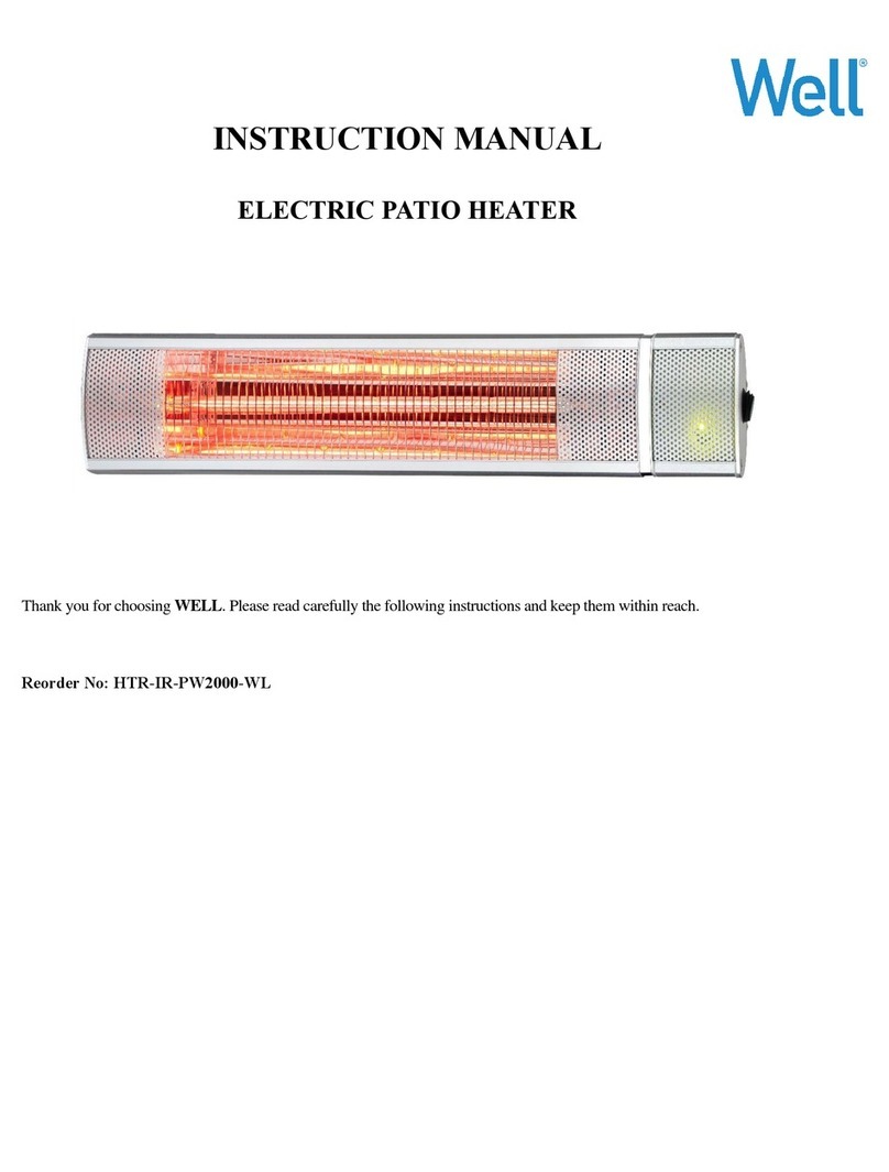 Well HTR-IR-PW2000-WL instruction manual