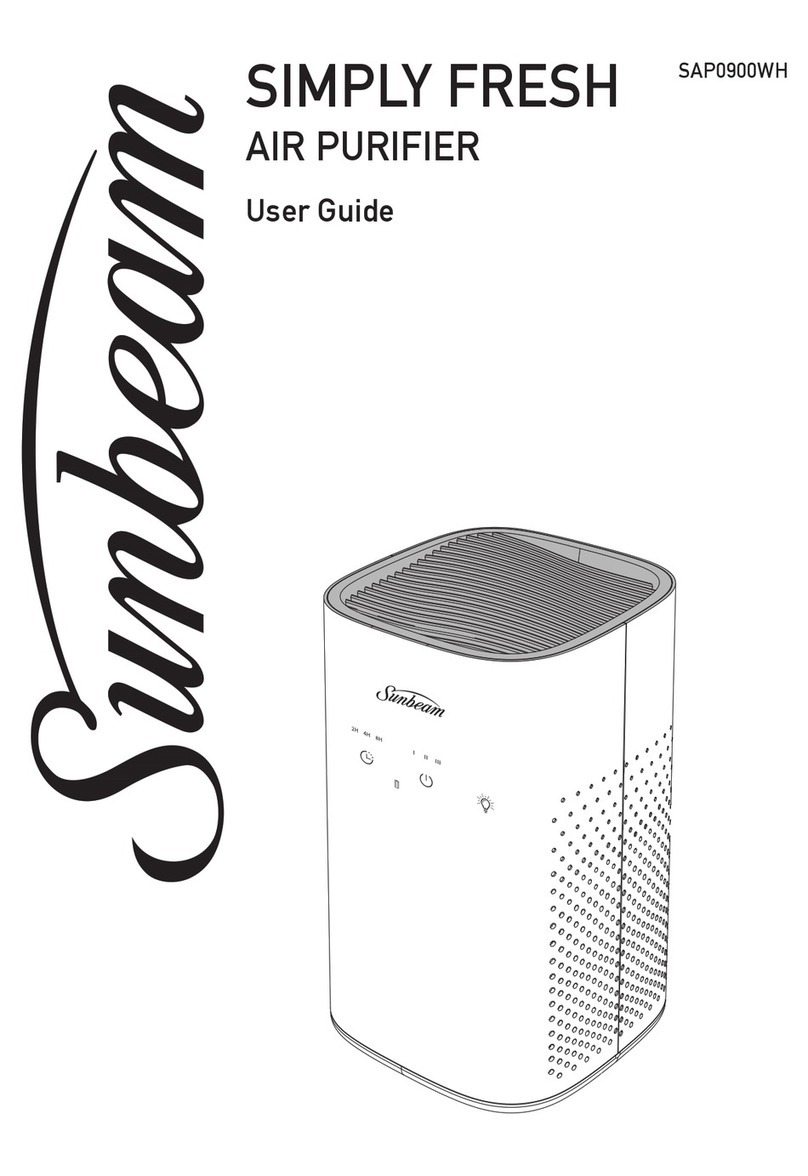 Sunbeam SIMPLY FRESH SAP0900WH user guide