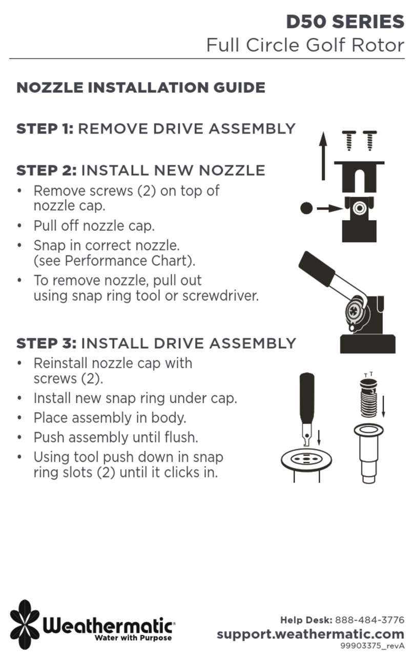 Weathermatic D50 Series installation guide