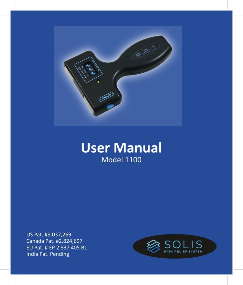 SOLIS 1100 User manual